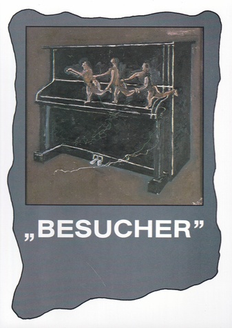 WERNER BÜTTNER. 'Neue Bilder'. GALERIE MAX HETZLER KÖLN 1989 [Einladungskarte/ invitation card]