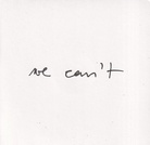 Pipilotti Rist & Anders Guggisberg. We Can't [CD]