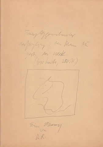 Dieter Roth. > Franz Eggenschwiler. Der Jüngling, der Mann, die Zeit, das Werk (bis  > heute, 2.5.71). Ein Essay von D.R. 