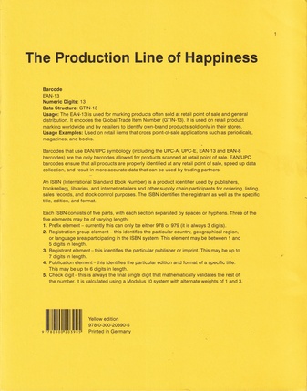 Christopher Williams. The Production Line of Happiness. Yellow Edition