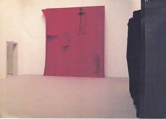 FRANZ ERHARD WALTHER. GALERIE KLEIN IM SYNDIKAT BONN [1988]. Einladungskarte/ invitation card