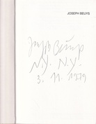 Joseph Beuys. Aus Berlin: Neues vom Kojoten [signiert/ signed 'Joseph Beuys/ N.Y. N.Y. /3.11.1979']