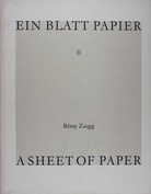 EIN BLATT PAPIER II - A SHEET OF PAPER II