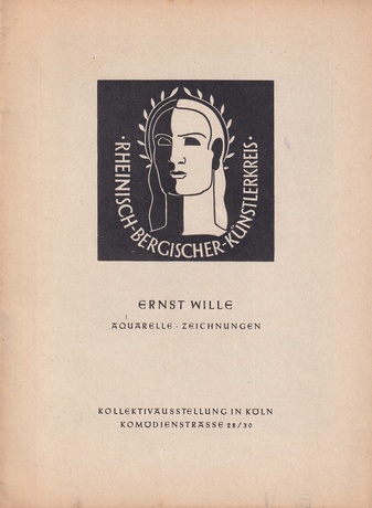 ERNST WILLE. AQUARELLE - ZEICHNUNGEN