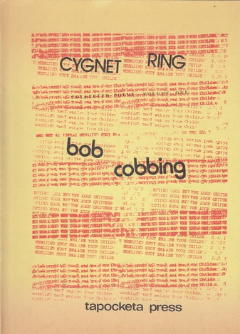  bob cobbing. CYGNET RING. COLLECTED POEMS - VOLUME ONE