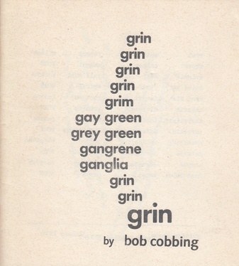 grin by bob cobbing