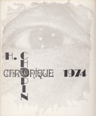 H. CHOPIN. CHRONIQUE 1974