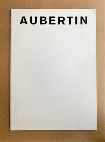 Bernard Aubertin. Werke 1960 -1986. Tableaux monochromes rouges/ Tableaux-clous/ Tableaux-feu/ Pastels