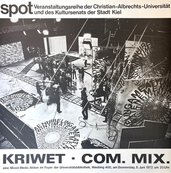 KRIWET - COM. MIX. spot, 8. Juni 1972 [Plakat/ poster]