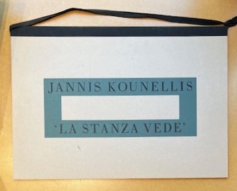 JANNIS KOUNELLIS. 'LA STANZA VEDE'. Elements from Drawing 1970 - 1990