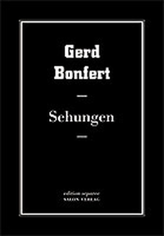 Gerd Bonfert. Sehungen. edition separee # 41