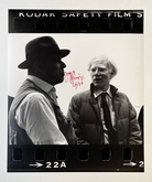 Joseph Beuys mit Andy Warhol in New York.