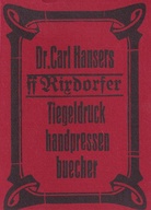 Dr. Carl Hansers ff Rixdorfer Tiegeldruckhandpressenbücher Nr. 1: DIE BEATLES. All you need is love! 