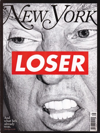 New York Magazine October 31 - November 13, 2016. BARBARA KRUGER: LOSER