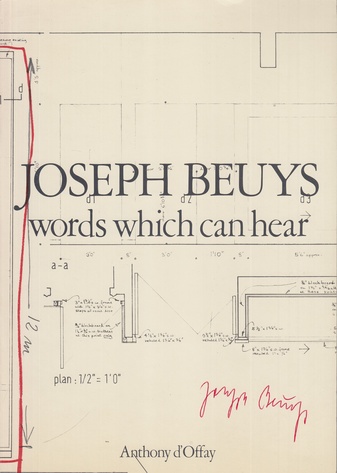 JOSEPH  BEUYS. words which can hear [signiert]