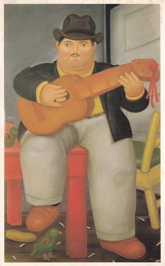 Botero. PAINTINGS/ WATERCOLOURS/ DRAWINGS. GALERIE BEYELER BASEL, MARCH - APRIL 1983 [Einladungskarte/ invitation card]