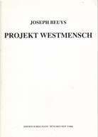 JOSEPH BEUYS. 4 BÜCHER AUS: "PROJEKT WESTMENSCH" 1958. [Verlagsankündigung]