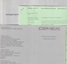 Verlag Schellmann & Klüser. Verlagsprogramm. Originalgraphik + Multiples 1976 [+ Beigabe]