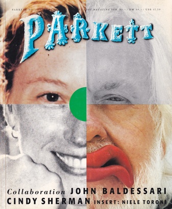 PARKETT NO. 29/ 1991. JOHN BALDESSARI/ CINDY SHERMAN. Insert: NIELE TORONI