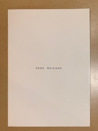 Hans Weigand. White light, white head