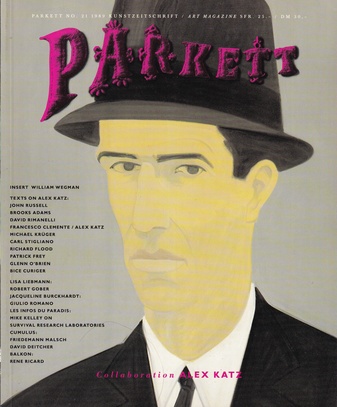 PARKETT NO. 21/ 1989. Collaboration: ALEX KATZ. INSERT: WILLIAM WEGMAN