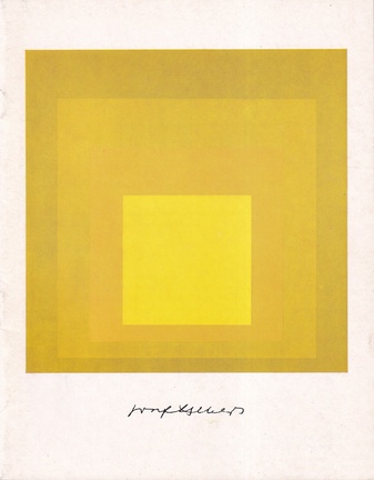 Josef Albers. Zu seinem 80. Geburtstag. Kestner - Gesellschaft Hannover, Katalog 3, Ausstellungsjahr 1968