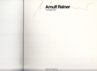 Arnulf Rainer. Totengesichter. [signiertes Exemplar]