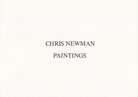 CHRIS NEWMAN. PAINTINGS