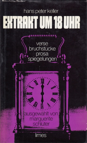 Extrakt um 18 Uhr. Verse/ Bruchstücke/ Prosa/ Spiegelungen ausgewählt von Marguerite Schlüter. Widmungsexemplar