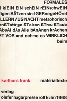 karlhans frank. materialtexte