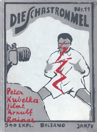 Die Schastrommel Nr. 11. Peter Kubelka filmt Arnulf Rainer.