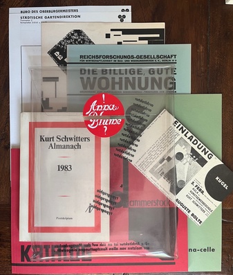 Kurt Schwitters Almanach. architektur & typographie (Sammelmappe)