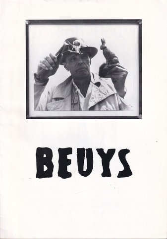 Joseph Beuys. Multiplar och grafik. Utställing i Stockholm, Galleri Fahl & Galleri Tornvall, 10 september - 2 oktober 1988 