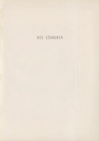 David Ostrowski/ Philip Seibel: DIE LÜGNERIN