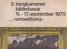 3.  Bergkamener Bilderbasar. 11. - 17. september 1975. zum Thema 'Umwelt (en)'