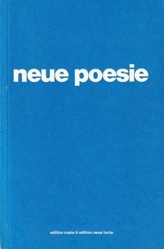 Bielefelder Colloquium Neue Poesie. Eine Anthologie 1980