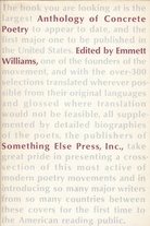 an anthology of concrete poetry. edited by emmett williams.