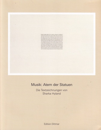 Musik: Atem der Statuen. Die Textzeichnungen von Sharka Hyland