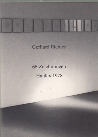 Gerhard Richter. 66 Zeichnungen. Halifax 1978. Signiertes Exemplar