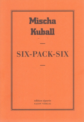 Mischa Kuball. SIX-PACK-SIX. edition separee #16