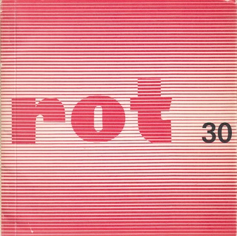 edition rot. text 30. francis ponge. praxis der sprache aus malherbe