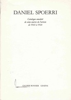 Catalogue anecdoté de seize oeuvres de l'artiste de 1960 á 1964