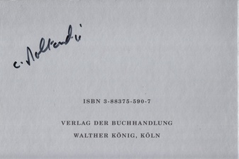 Christian Boltanski. Scratch [signed edition]