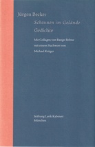 Jürgen Becker. Scheunen im Gelände. Gedichte. Mit Collagen von Rango Bohne