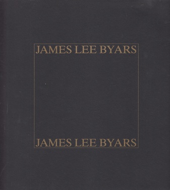 James Lee Byars im Westfälischen Kunstverein 18. July bis 26. September 1982