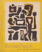 das kunstwerk 1. JAHR 1946-1947. DOPPELHEFT 8/ 9