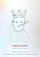 DIETER ROTH. OBJEKTE - ZEICHNUNGEN - GRAPHIKEN. Plakat/ Poster. [Widmungsexemplar, signiert/ signed]