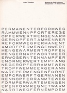  André Thomkins. Museum der Stadt Solothurn, 8. September - 7. Oktober 1973