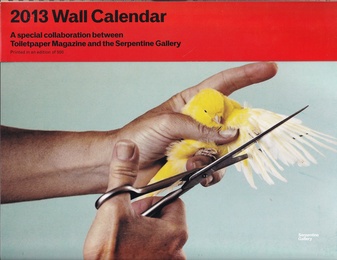 Maurizio Cattelan/ Pierpaolo Ferrari. TOILETPAPER WALL CALENDAR 2013