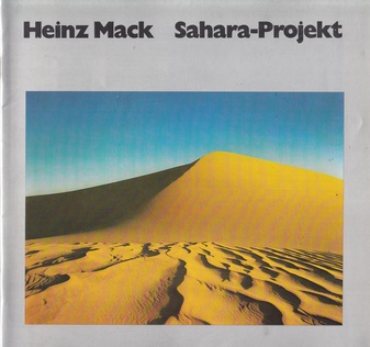 Heinz Mack. Sahara-Projekt